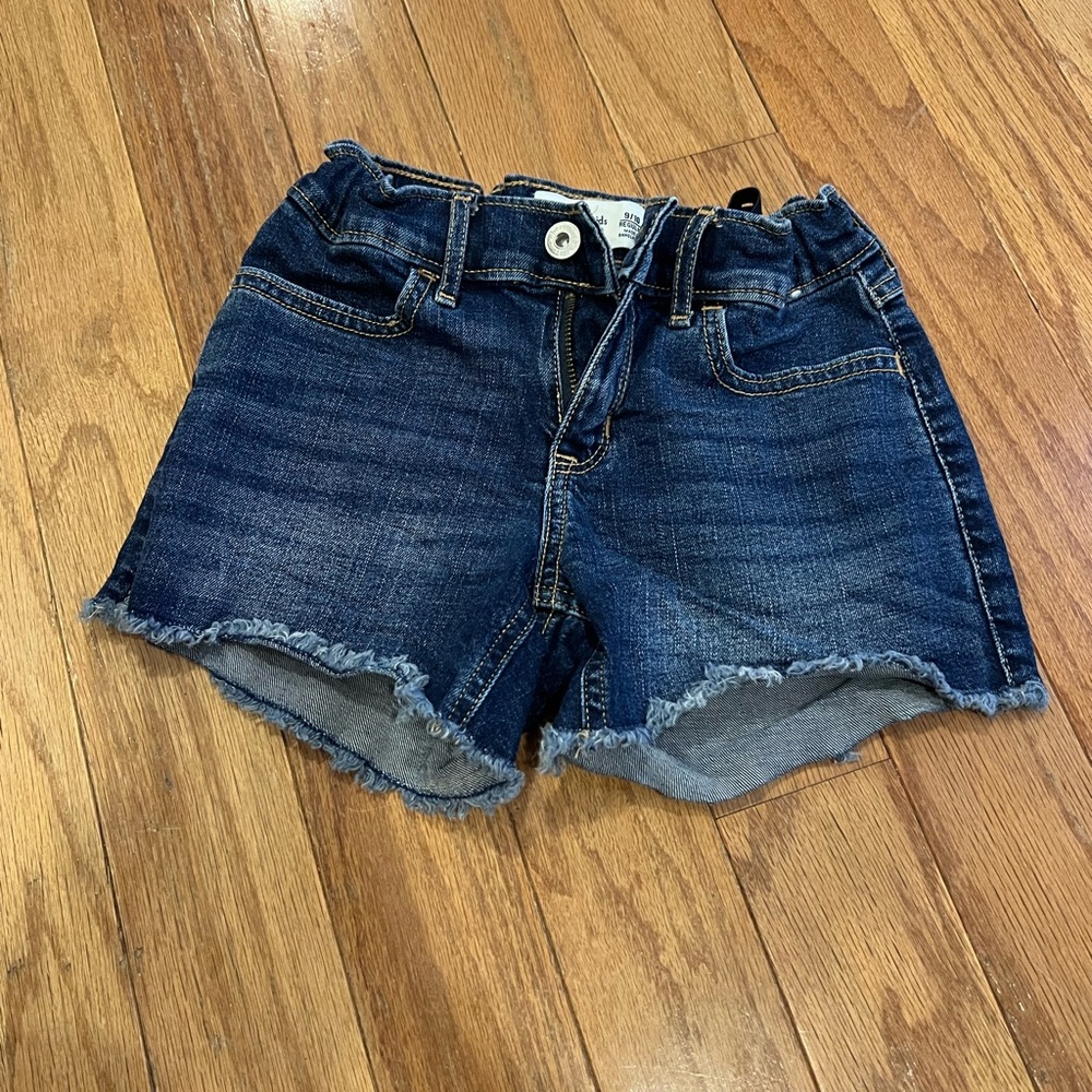 Abercrombie Kids Dark Blue Denim Shorts - Size 9/10